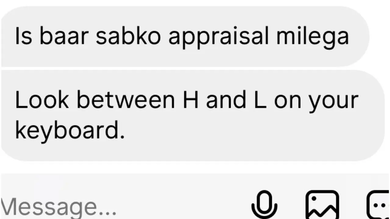 Viral: Boss Crushes Appraisal Hopes With Hilarious "Look Between Keyboard" Trend Boss Crushes Appraisal Hopes With Hilarious "Look Between Keyboard"