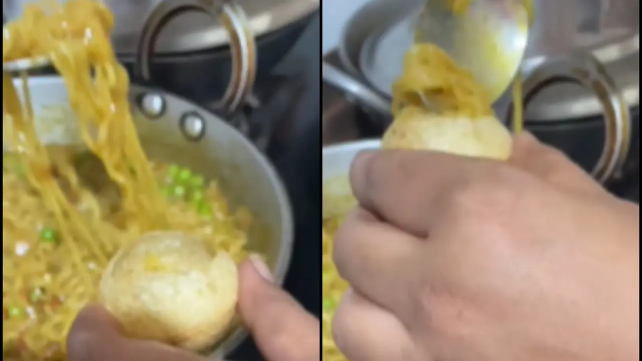 “Maggie Wale Golgappe”: The Bizarre Culinary Mashup Taking Social Media By Storm "Maggie Wale Golgappe" Took Social Media By Storm