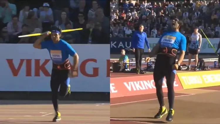 Neeraj Chopra continues his GOLD RUSH! Neeraj wins gold medal in Paavo Nurmi ahead of Paris Olympics Neeraj Chopra