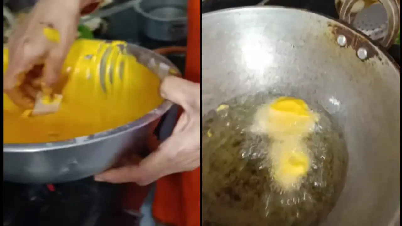 Viral Video: ‘Kaju Katli Bhajiya’ Sparks Online Debate Between Internet Food Critics Controversial 'Kaju Katli Bhajiya' Video Sparks Online Debate