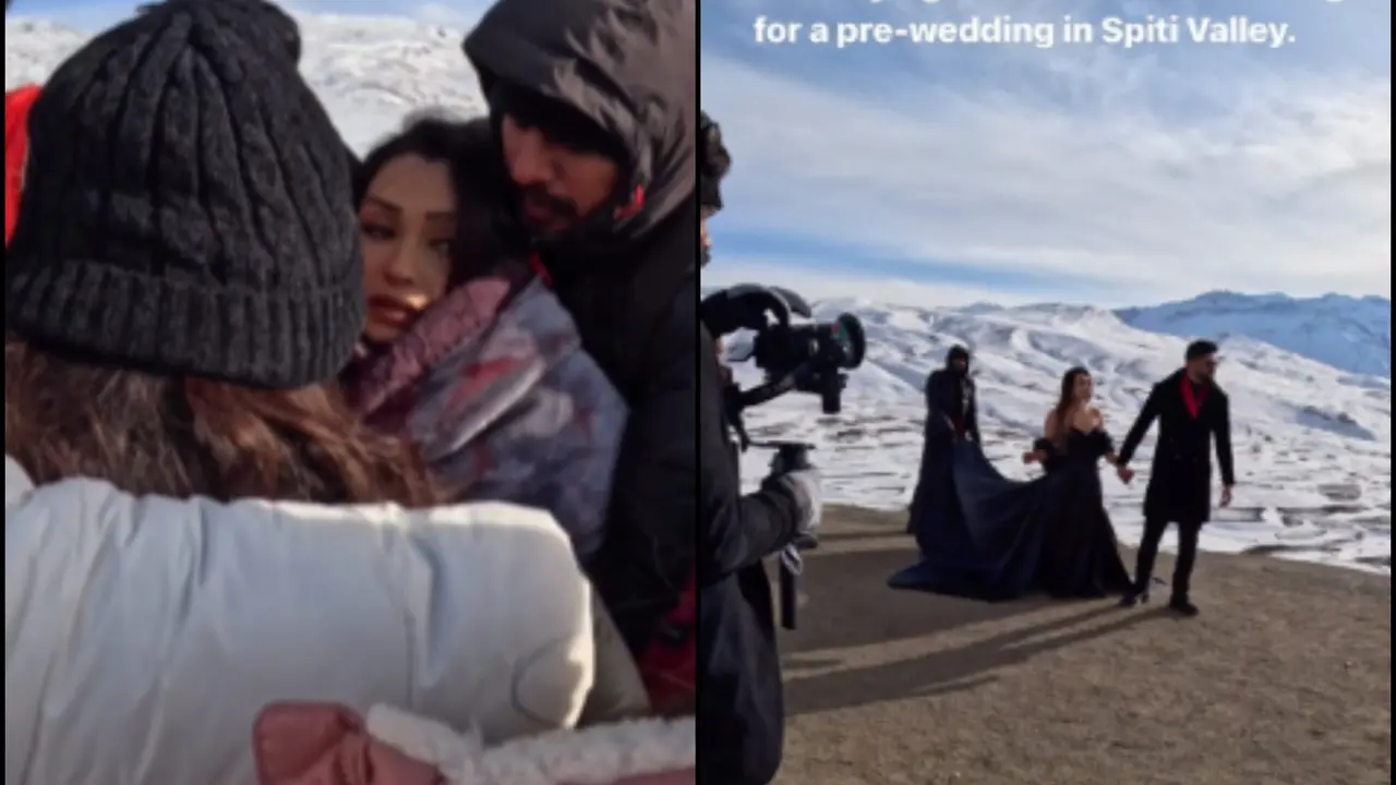 Social Media Influencer Gets Hypothermia During Snowy Pre-Wedding Shoot