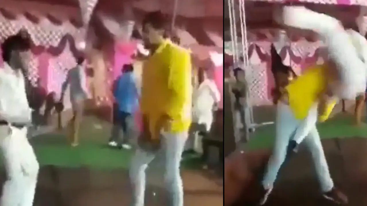 Viral Dance: DJ Floor Turns Into Wrestling Ring, Netizens Taking Jibe | WATCH video Dance Floor Turns Into Wresting Ring, Video Goes Viral