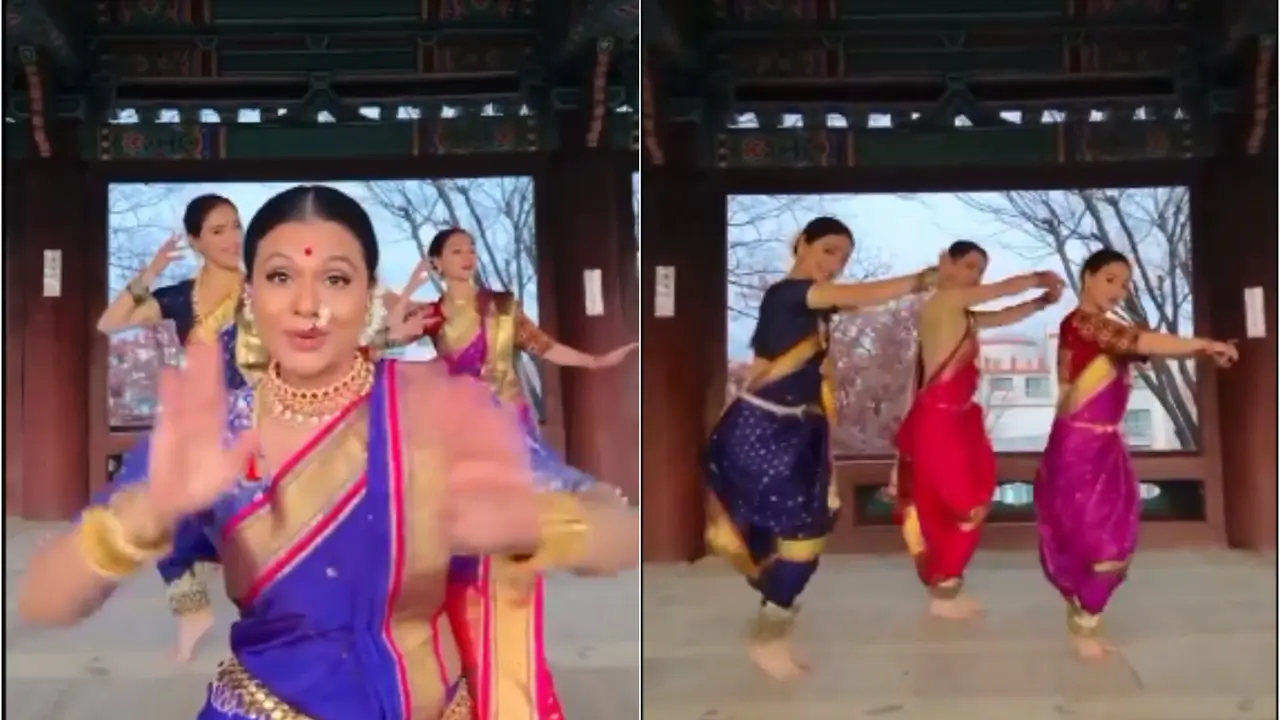 Viral Video Of Korean Dancers Performing Laavani