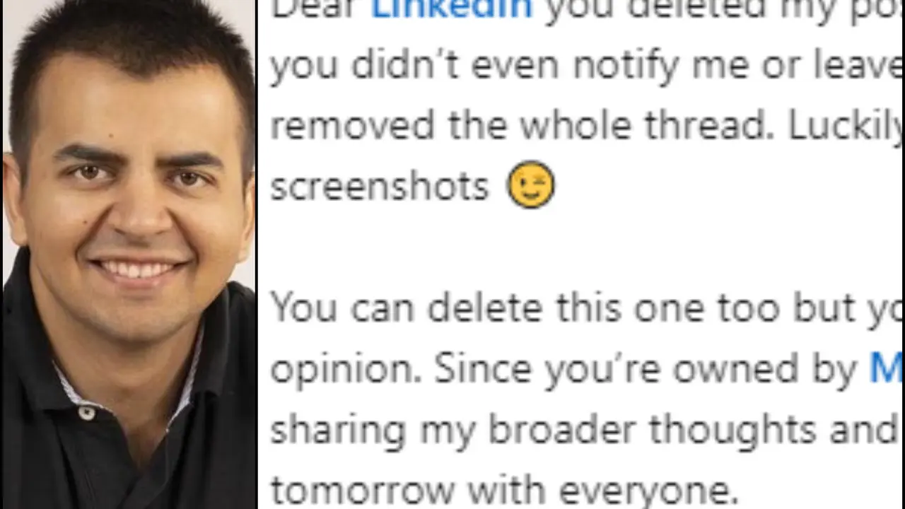 Viral: “You Can Delete This One” Ola Founder Reacts As Linkedin Removes His “Pronoun Illness” Post Ola Founder Reacts As Linkedin Removes His “Pronoun Illness” Post