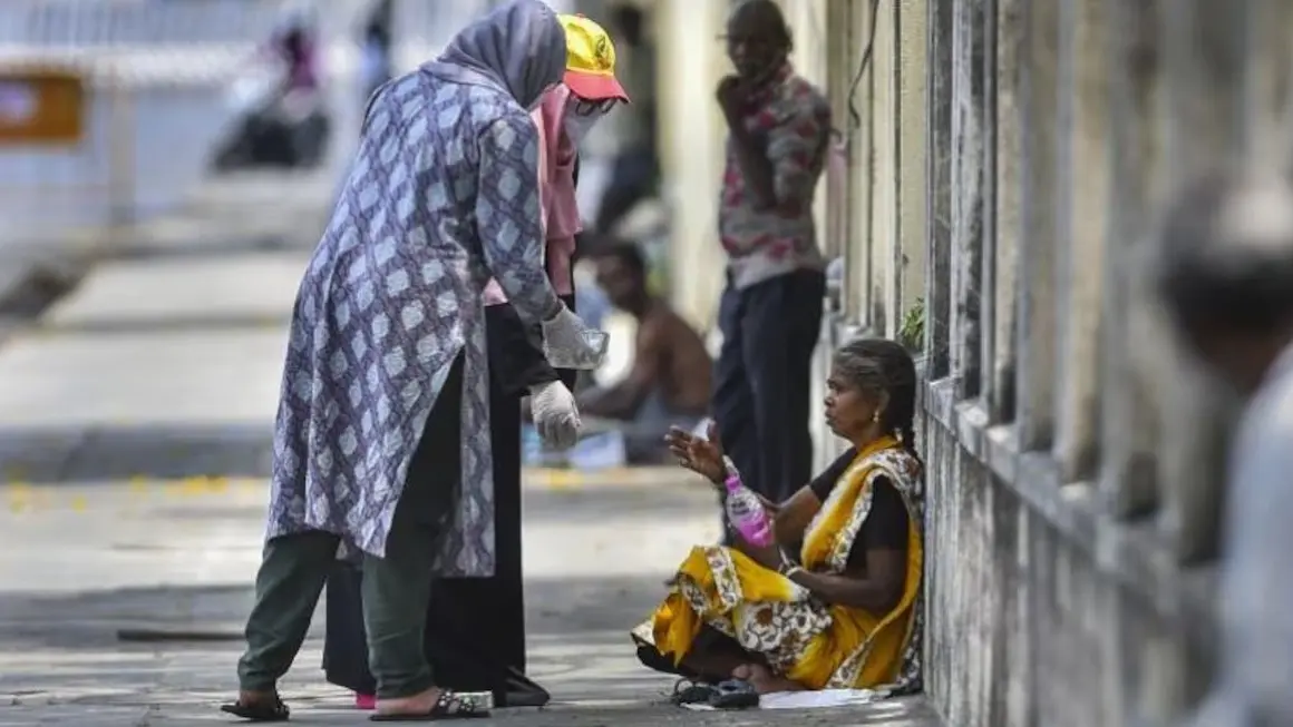 Begging representational image.