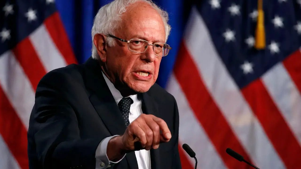 US Senator from Vermont Bernie Sanders.