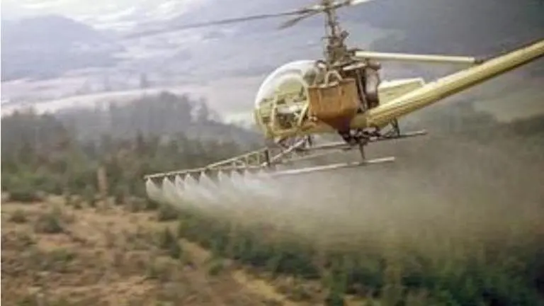 Rajasthan steps up locust control operations, drones spray insecticides in affected areas locust attack