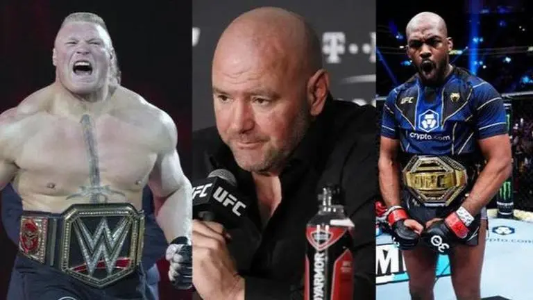 Dana White contemplates possibility of Jon Jones fighting Brock Lesnar in UFC Dana White