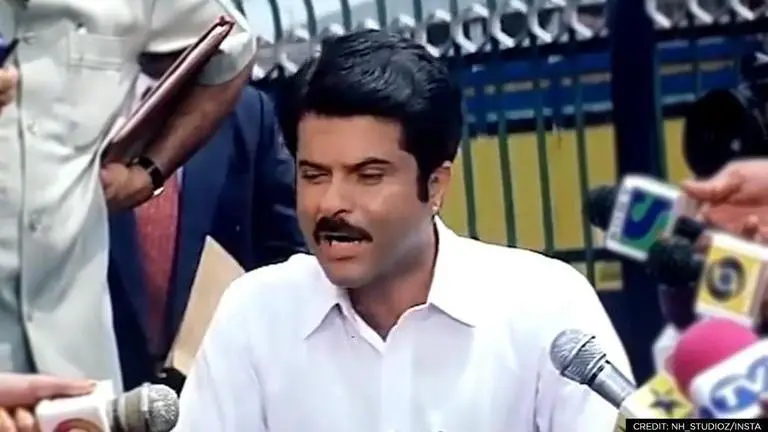'Anxious Anil Kapoor' from 'Nayak' turns into relatable meme on social media Anil Kapoor
