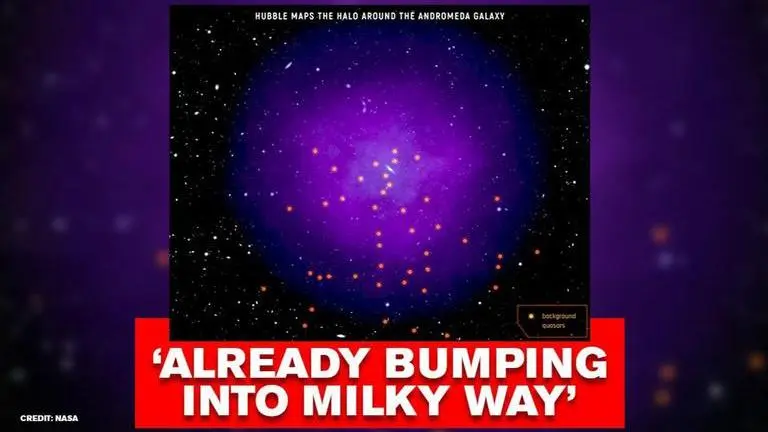 NASA's Hubble telescope maps giant halo around Andromeda Galaxy