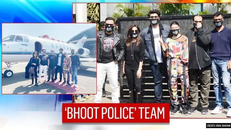 Saif Ali Khan, Jacqueline, Arjun, Yami come together for 'Bhoot Police', set off in style