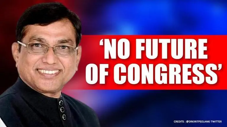 BJP MP hits out at Congress over Gujarat revolt, says party has 'no future left' BJP