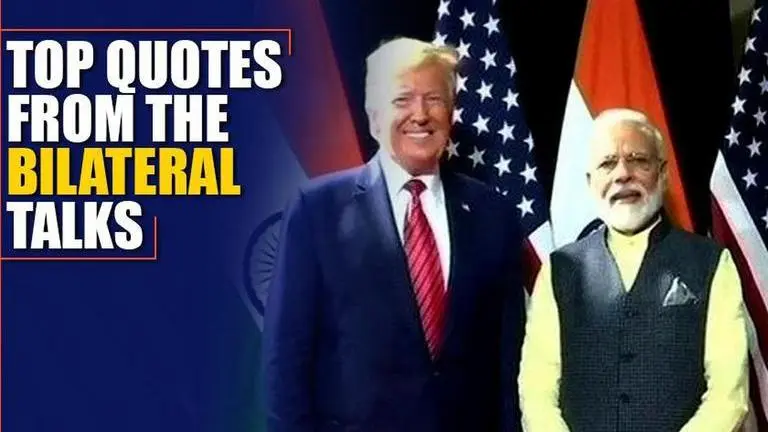 From 'Elvis' to 'Father of India', the Modi-Trump meet's top quotes PM Modi