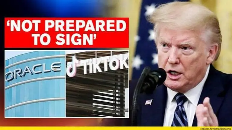 Trump not ready to approve Oracle-TikTok deal as majority stake lies with Chinese Company Trump