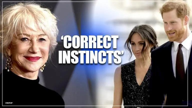 Helen Mirren lauds Harry & Meghan Markle's decision to quit royal titles Helen Mirren