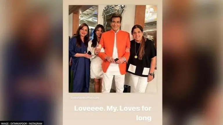 Jeetendra's birthday: Ekta Kapoor & Anita Hassanandani share glimpses from celebrations Jitendra