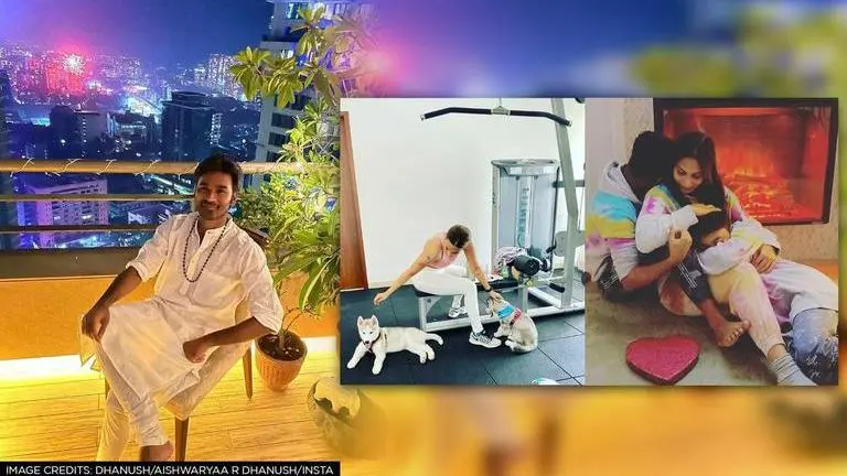 Dhanush and Aishwarya's home