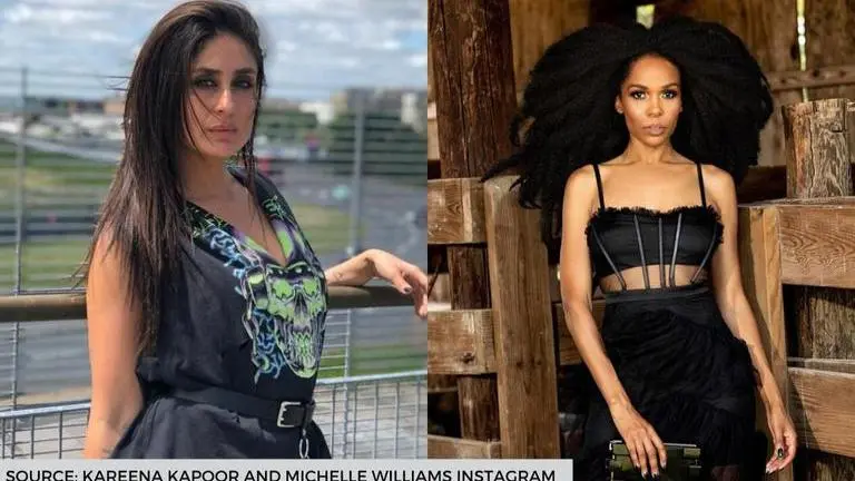 Kareena Kapoor Khan or Michelle Williams: Who aced Atelier Zuhra's outfit better? Kareena Kapoor Khan