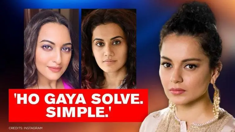 After Taapsee, Sonakshi posts Kangana's old video where she mentions 'quota system' Taapsee Pannu