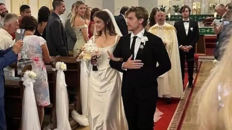 Dylan Sprouse, Barbara Palvin's leaked wedding photos confirm couple's secret union Dylan Sprouse