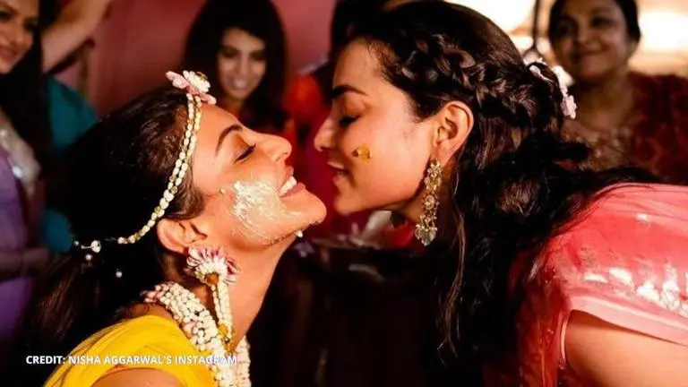 Kajal Aggarwal's wedding: Nisha Aggarwal posts a throwback from the wedding ceremony kajal aggarwal