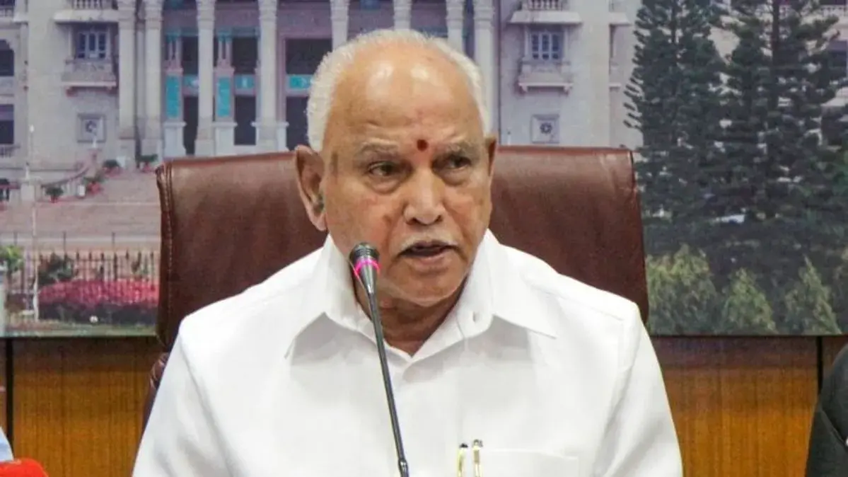 BJP leader and ex-Karnataka CM BS Yediyurappa.