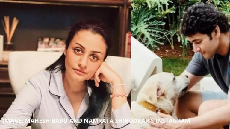 Namrata Shirodkar shares a cute pic of husband Mahesh Babu's 'morning ritual' Namrata Shirodkar