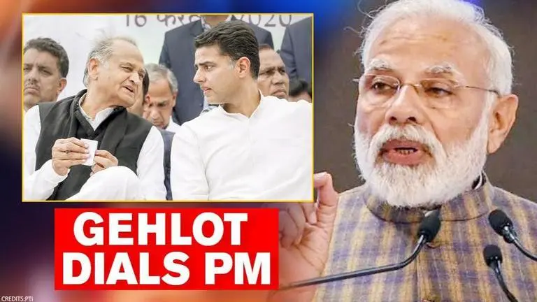 Rajasthan CM Ashok Gehlot dials PM Modi amid chaos; complains about Governor Kalraj Mishra Ashok Gehlot