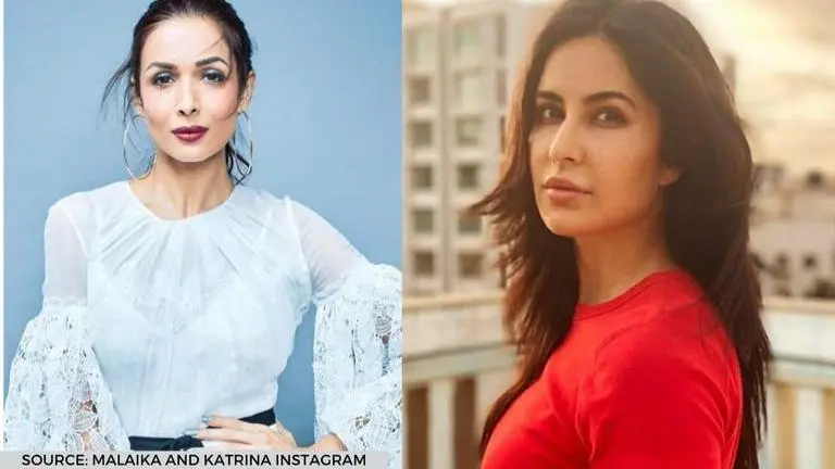 Malaika Arora or Katrina Kaif: Who looked more glamorous in the red one-shoulder ensemble? Malaika Arora