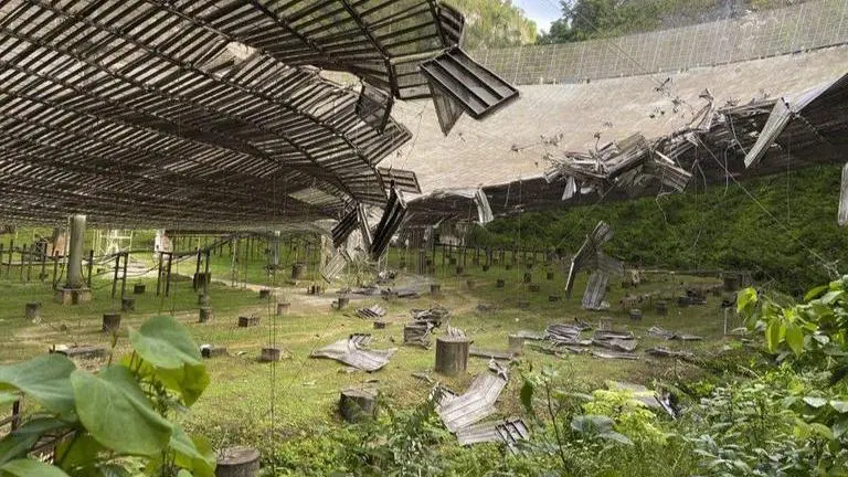 Puerto Rico's renowned radio telescopes could come down tumbling due to cable failures Puerto Rico