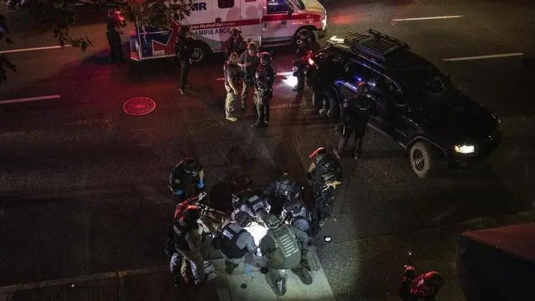1 killed in Portland as clashes erupt during protest 1 killed in Portland as clashes erupt during protest
