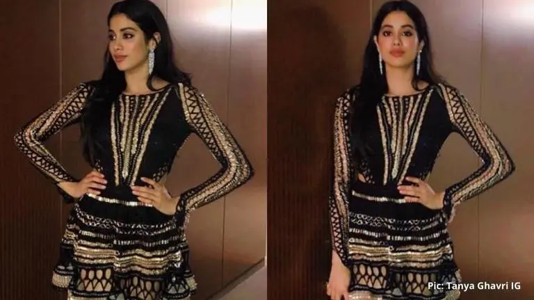 Janhvi Kapoor's stunning pictures in little black dress to take fashion inspiration from Janhvi Kapoor