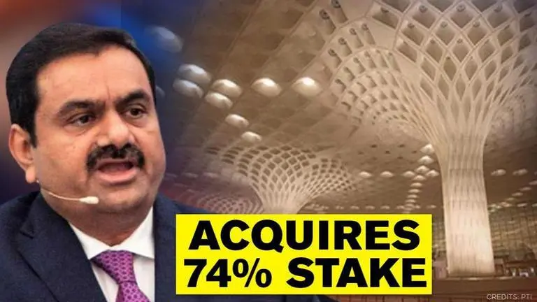 Adani Group reaches agreement with GVK to acquire 74% stake in Mumbai airport Adani Group