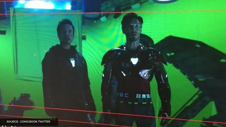 Unseen: Doctor Strange in Iron Man suit from 'Avengers: Infinity War' sets Doctor Strange