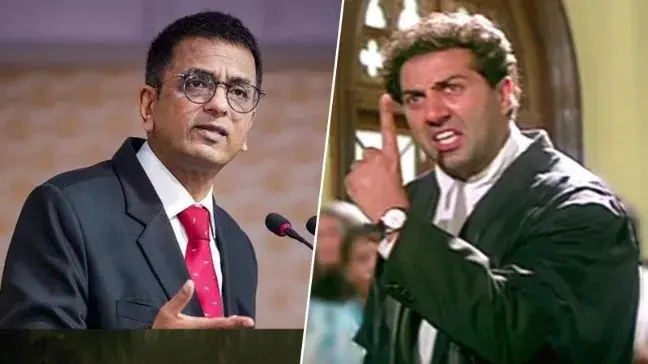 Tareekh pe tareekh...: CJI DY Chandrachud uses Sunny Deol's iconic Damini dialogue on adjournments CJI
