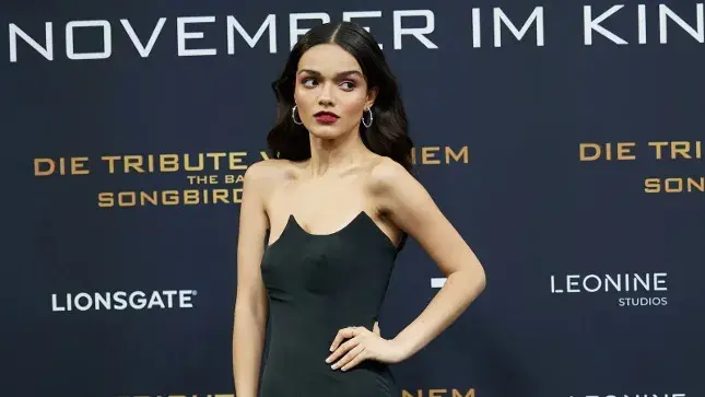 Rachel Zegler pays homage to Katniss Everdeen's fire dress at Hunger Games prequel premiere | Photo Rachel Zegler