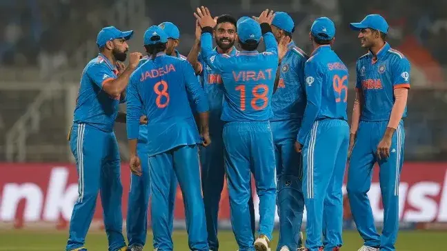 Indian cricket team during CWC 2023