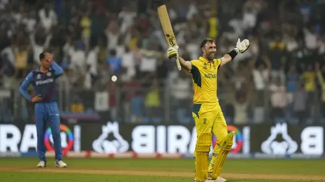 'A new experience': Glenn Maxwell opens up on facing 100+ deliveries during record run-chase vs AFG Australian batter Glenn Maxwell raises bat after century