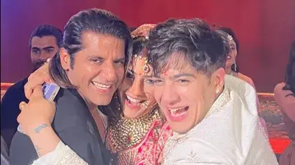 Shivam Sharma ties the knot with Samaira Thakur, Karanvir Bohra shares first glimpse from wedding Shivam Sharma