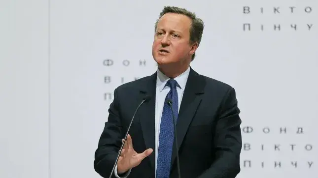 Former UK Prime Minister David Cameron