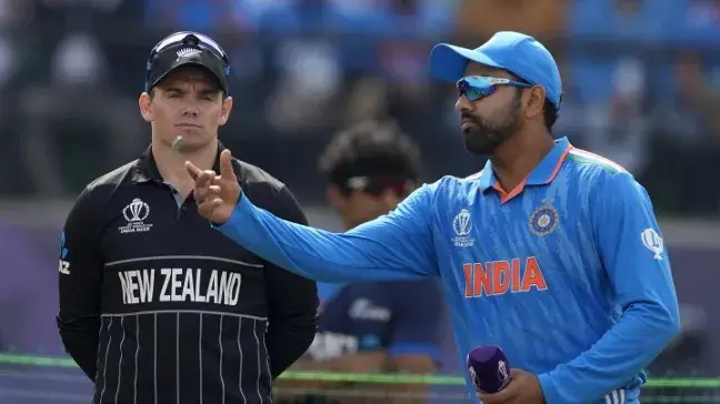 CWC 2023: A look at India vs New Zealand's fierce rivalry in ICC tournaments ahead of semi-final A glimpse of India vs New Zealand CWC 2023 match