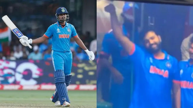 Rohit Sharma Mimics Shreyas Iyer's Ton Celebration | Republic World