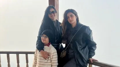 Shweta Tiwari spends time in the hills with daughter Palak Tiwari and ...