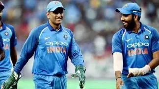 MS Dhoni & Rohit Sharma