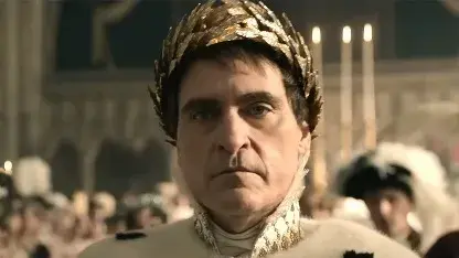 Napoleon Review: Joaquin Phoenix, Ridley Scott are consumed by facts not emotions Joaquin Phoenix in and as Napoleon