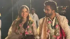 Malaal actress Sharmin Segal marries businessman Aman Mehta, shares dreamy wedding pics Sharmin Segal