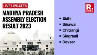 Sidhi, Sihawal, Chitrangi, Singrauli, Devsar Election Result 2023 Sidhi, Sihawal, Chitrangi, Singrauli, Devsar Election Result