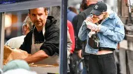Bradley Cooper serves cheesesteaks at food truck in NYC, actor's