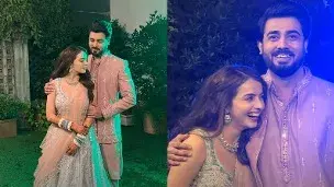 Ishqbaaz actress Shrenu Parikh dedicates Jab Koi Baat to fiancee Akshay Mhatre at sangeet ceremony Shrenu Parikh