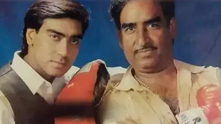 DYK Ajay Devgn's father Veeru Devgan was a gangster before venturing into the film industry Ajay Devgn with his father Veeru Devgan